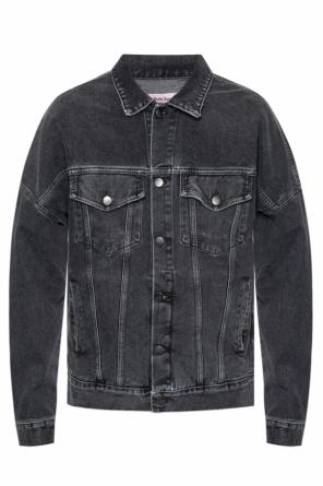 Kurtka jeansowa z surowym wykończeniem, zdjęcie 1 Kurtka jeansowa z surowym wykończeniem od Palm Angels